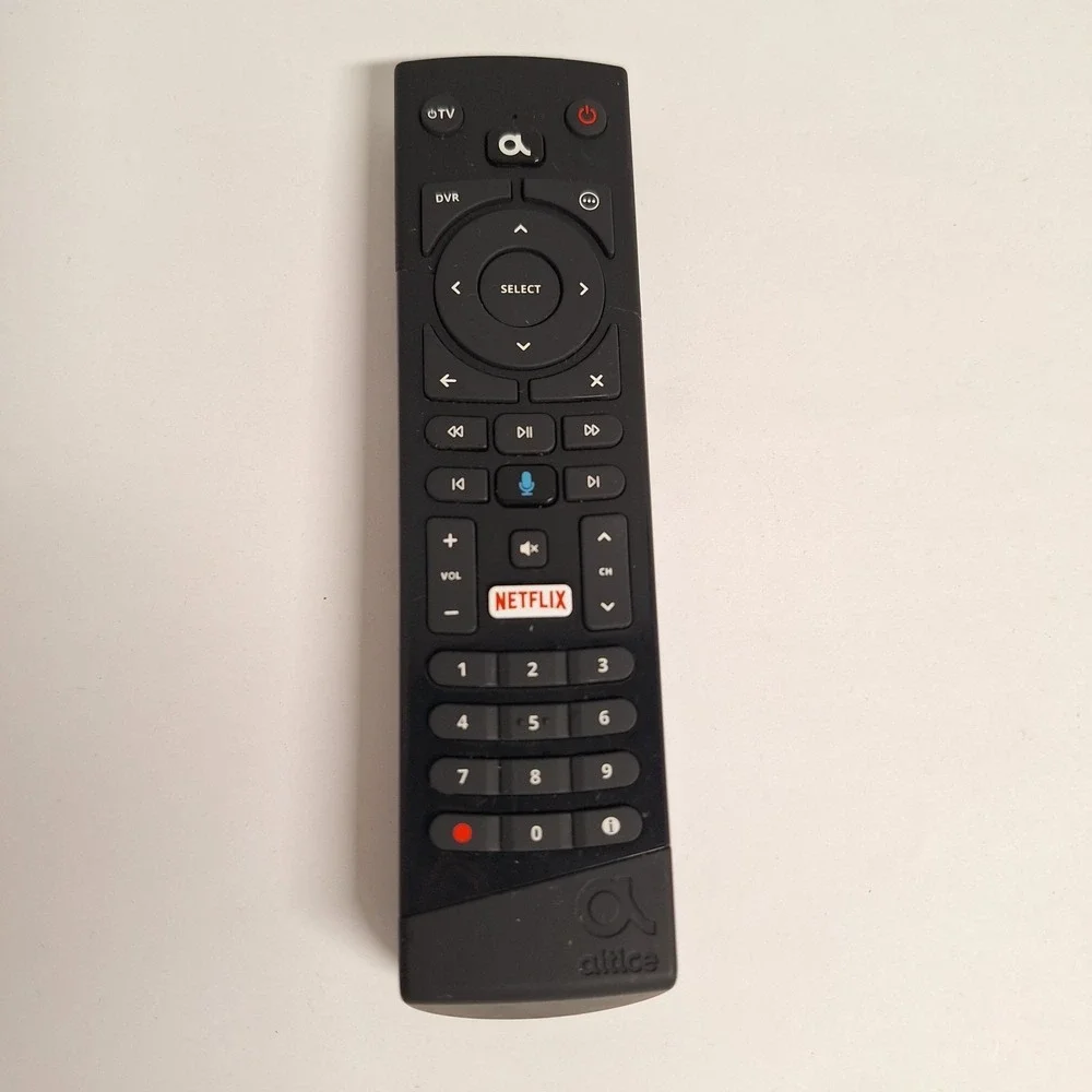 Altice One‎ Voice Remote Control Netflix Button Optimum TV DVR Remote